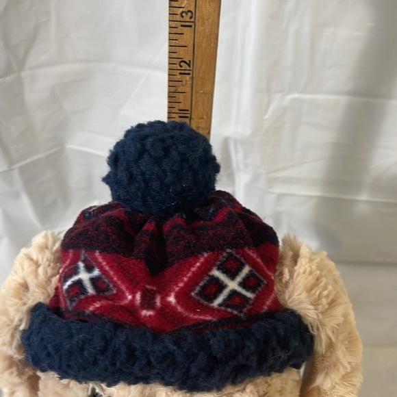 Gentle Treasures brand plush dog with hat and scarf - Picture 5 of 8